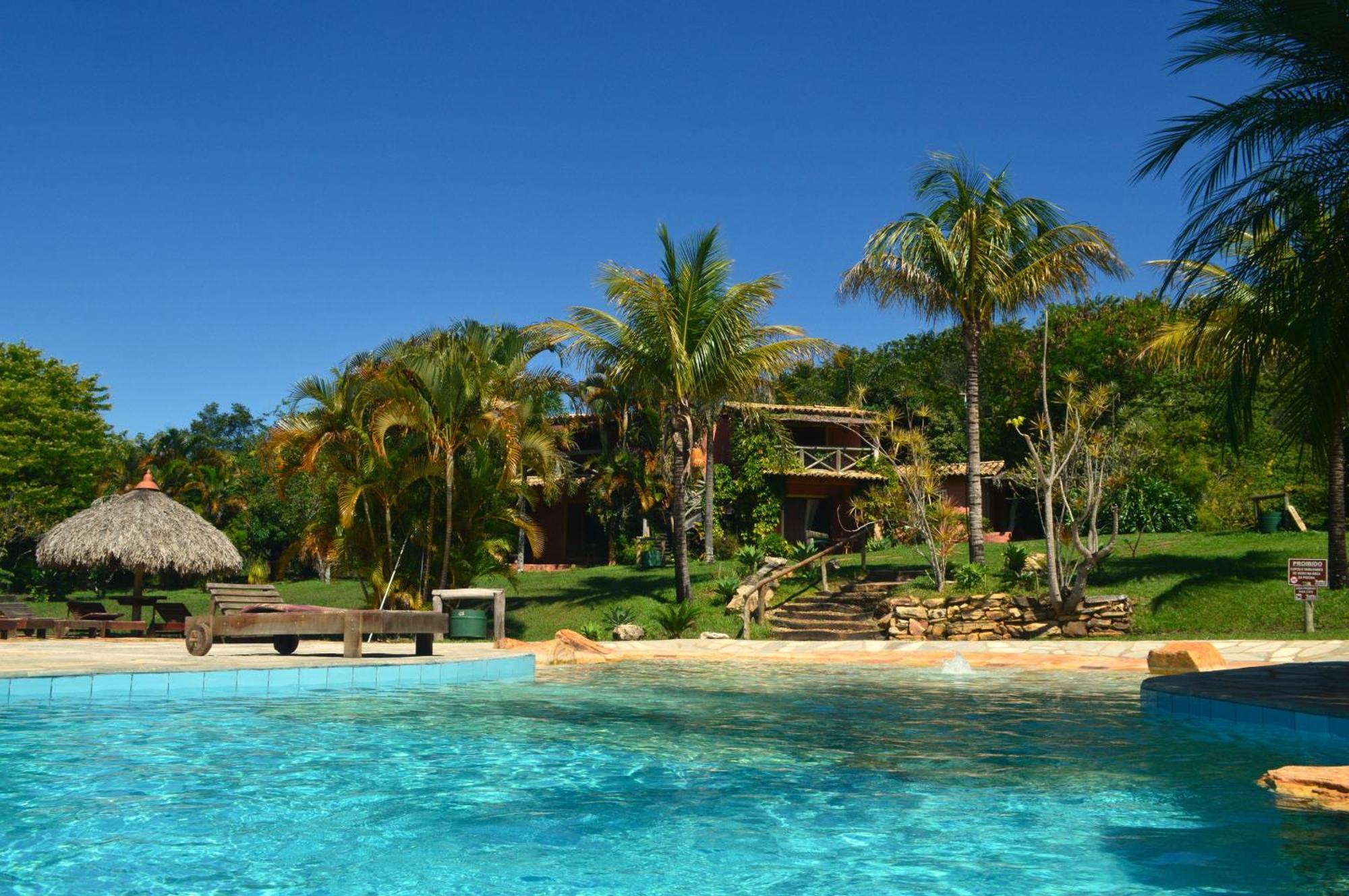 Salto Corumba Hotel Camping Clube Corumbá de Goiás Eksteriør billede
