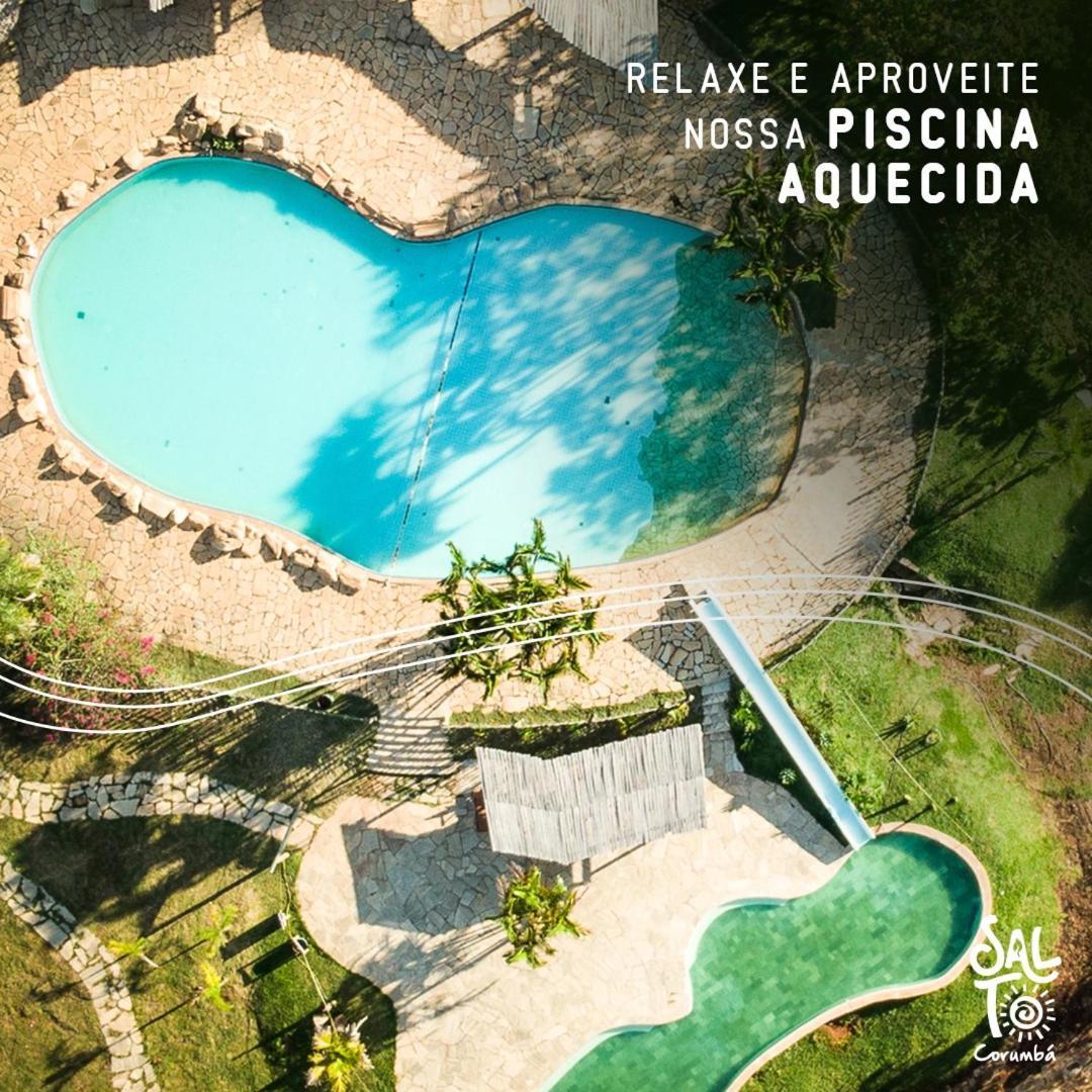 Salto Corumba Hotel Camping Clube Corumbá de Goiás Eksteriør billede
